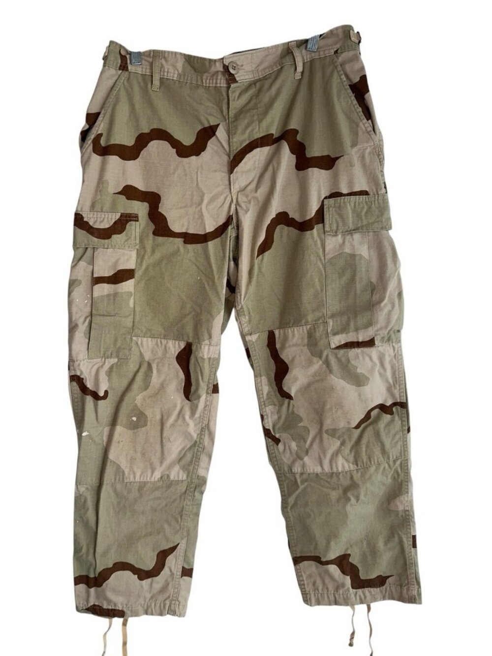 Military Pants Mens M Short Trousers Desert Camo BDU Cargo 8415-01-327-5334